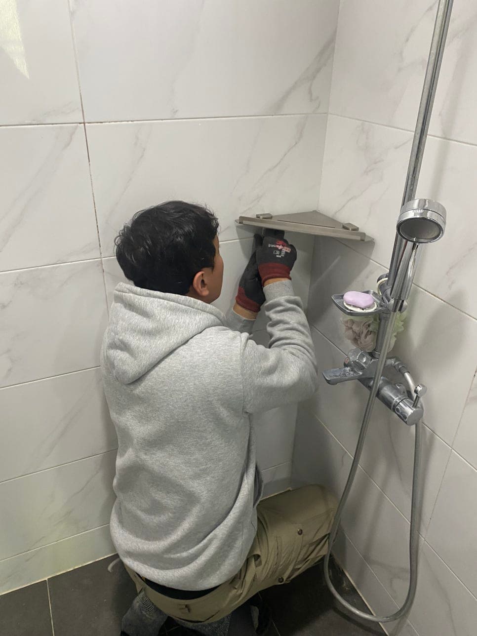 증산동 욕실선반 교체