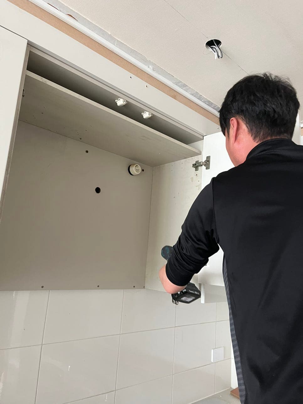 동탄 상부장 맞춤 교체 완성 사진 1