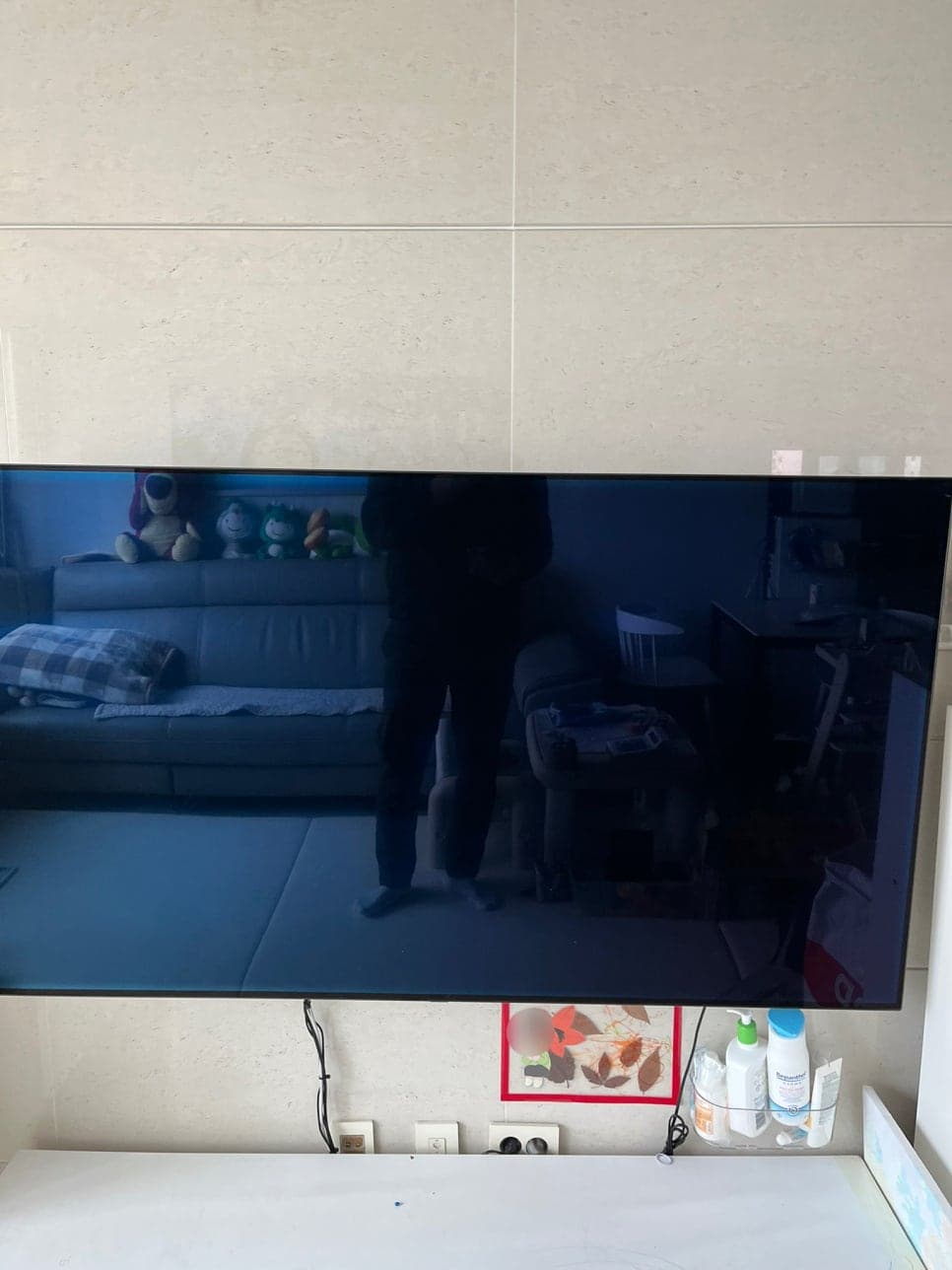 청라 아트월 구멍 보수 완성 사진 1