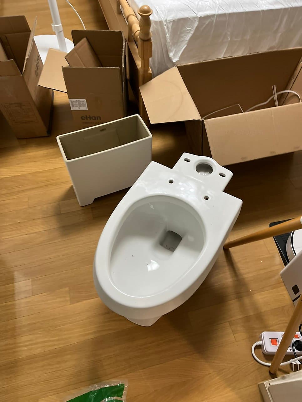 송도 비데양변기 교체 완성 사진 3