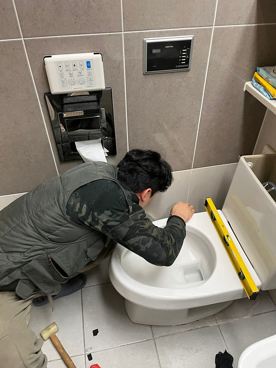 송도 비데양변기 교체 완성 사진 4