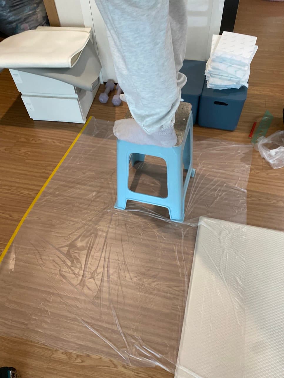 성동구 천장벽지 복원 완성 사진 3
